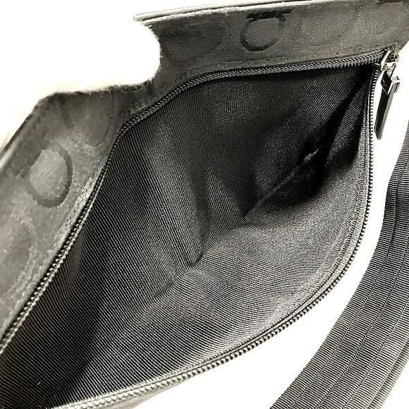 Pre Loved Salvatore Ferragamo Gancini Canvas Belt Bag - Picture 8 of 9